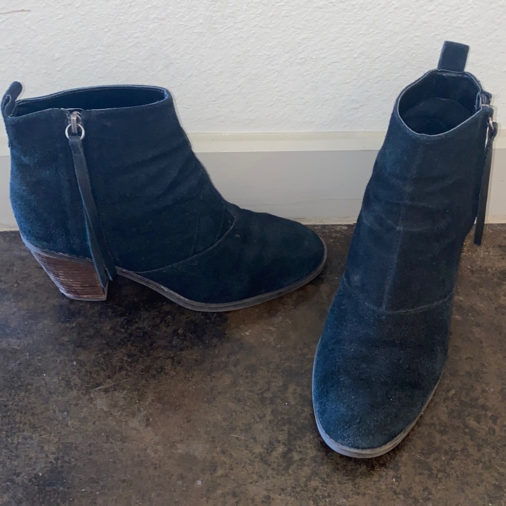 Dolce Vita black suede booties